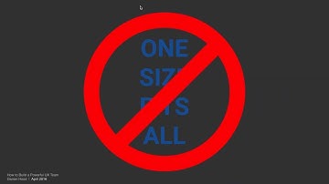 How to Build a Powerful UX Team – Darren Hood (Manager of UX, Bosch)