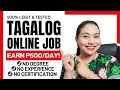 Earn p500hr tagalog online job  no requirements  3 days application process only