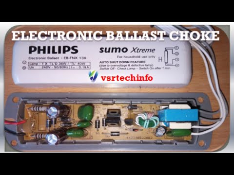 tube light ballast | Electronic Ballast Choke Working Principle | How to install electronic