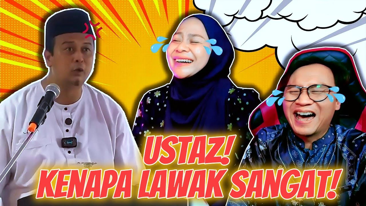 😭TOLOONG‼️TAK BOLEH STOP GELAK Tengok Ceramah ini‼️Ustaz Syamsul Debat  Lawak - INDOREACTTV
