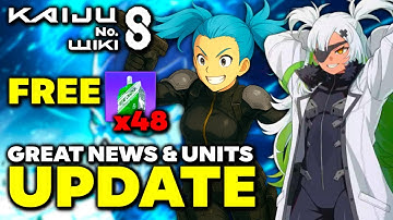 New Updates & Rewards & Units - Kaiju No. 8: The Game