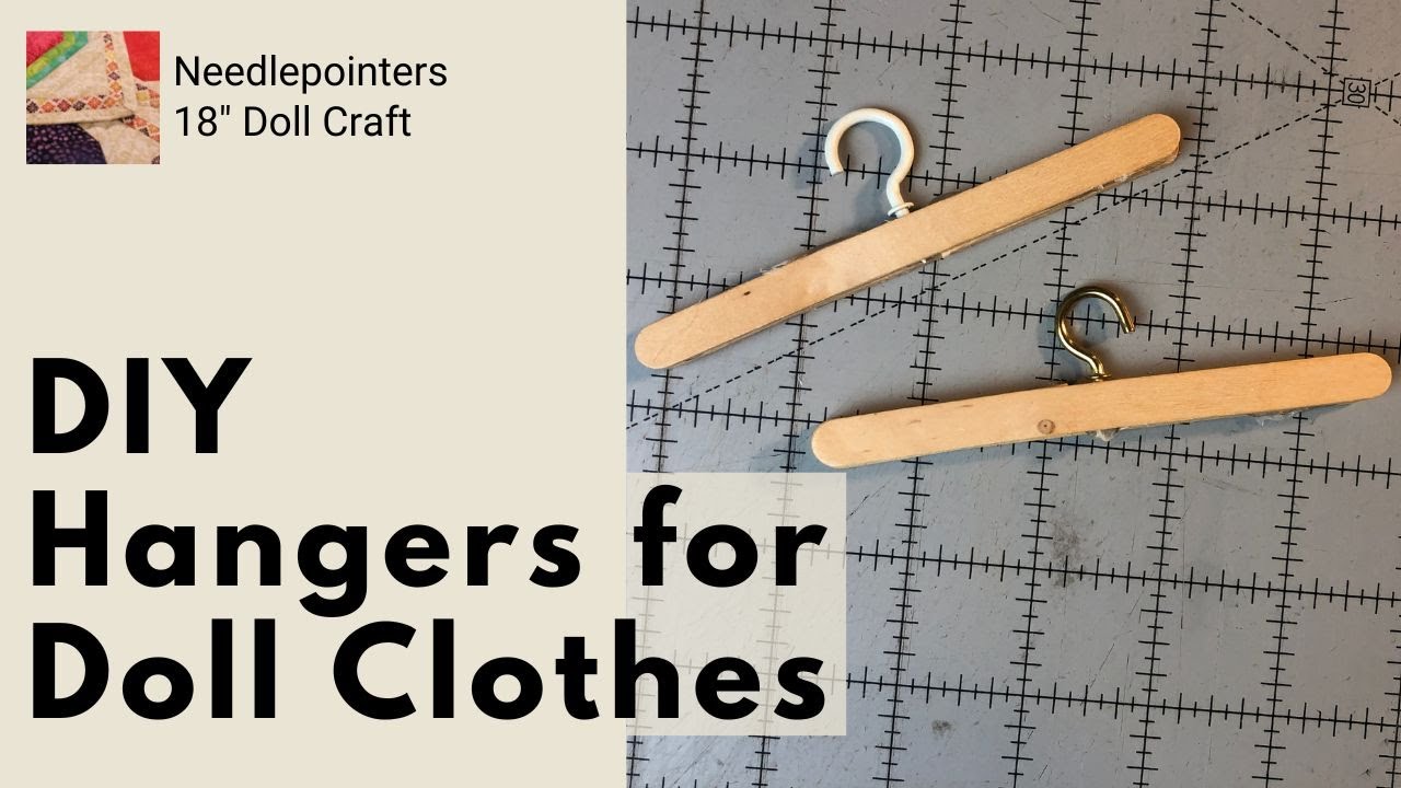 diy doll clothes hangers