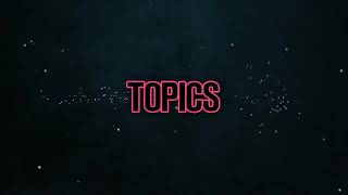 Intro For Beasttopics