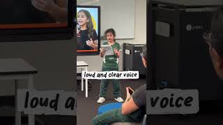 Teaching a 9 year old to deliver a professional speech  #connectedlearning #publicspeaking #students