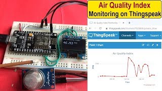 IoT Based Air Quality Index (AQI) Monitoring with ESP8266 & Air Quality Sensor || Pollution in PPM screenshot 2