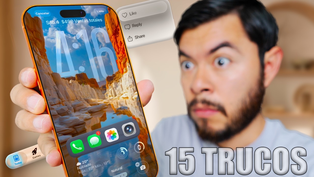 💥 iOS 26: 15 TRUCOS que debes activar YA - YouTube