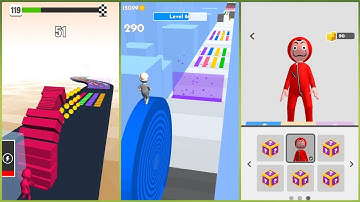 Stack Colors (vs) Layers Roll (vs) Brick Builder || Best Android iOS Gameplay Walkthrough