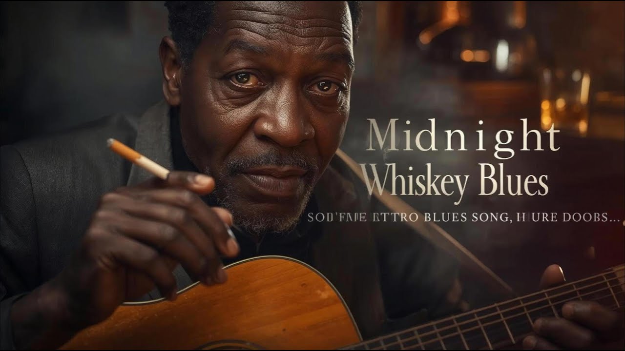 Midnight Whiskey Blues | Soulful Retro Blues Song with Emotional Vocals