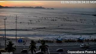 Webcam Rio de Janeiro Copacabana Posto 6 screenshot 1