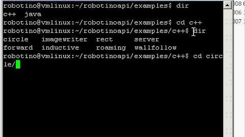 C++ programming on Robotino