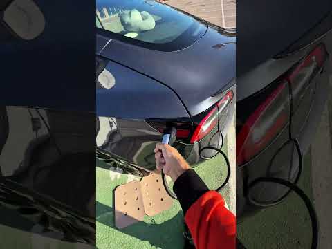 It charges faster through the power bank #tesla thumbnail