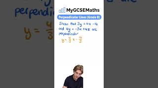 Perpendicular Lines Challenge Question | GCSE Maths 2025