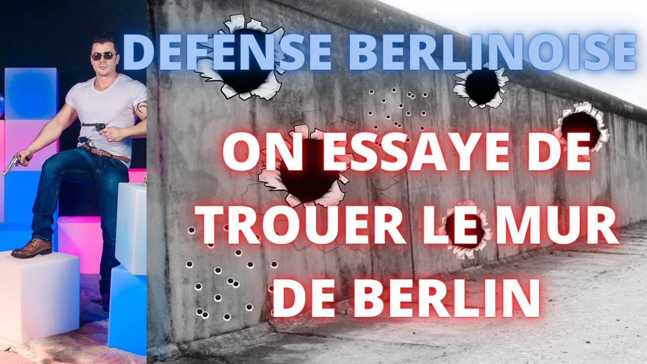 ESPAGNOLE DEFENSE BERLINOISE ADVERSAIRE 🔴2414🔴 | Echecs partie pédagogique (mur de berlin)