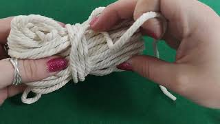 Famous Cream Cotton Macrame Cord 10M Continuous Length 4mm Thick Y19050 Wealth