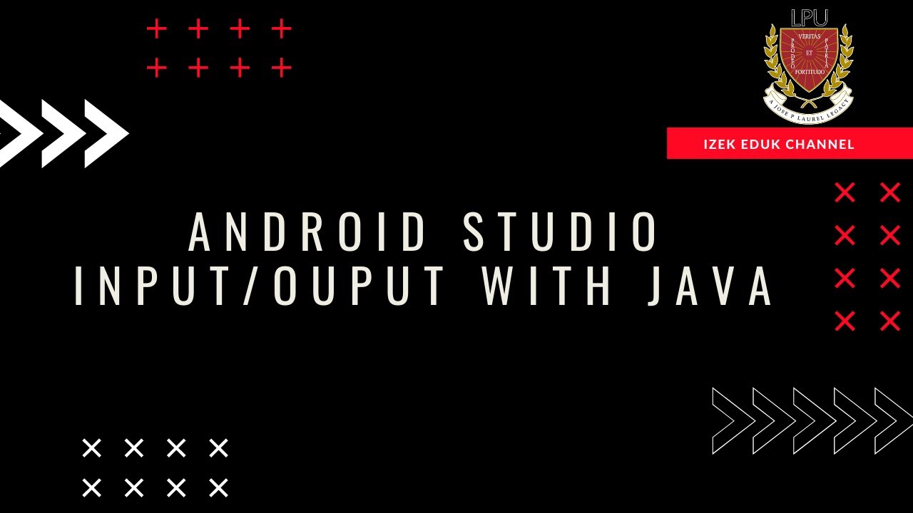 Basic Input and Output in Android Studio with Java Demo - YouTube