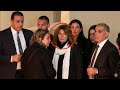 الكل منهار وحزين في عزاء الفنان هاني شاكر بحضور جميع نجوم الفن وانهيار الأسرة في موقف مهيب