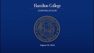 Convocation 2024: Hamilton College