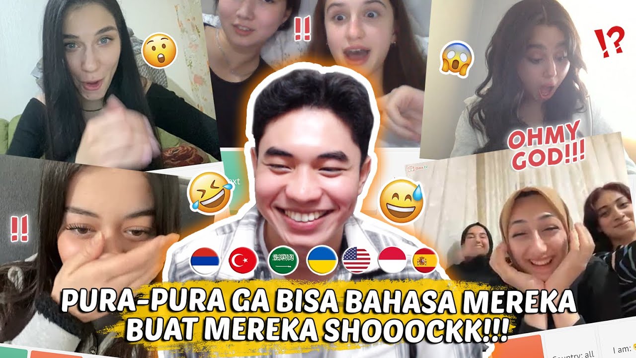 Mereka Sampe Ga Percaya Aku Orang Indonesia WKWKWK - Ome.TV Internasional