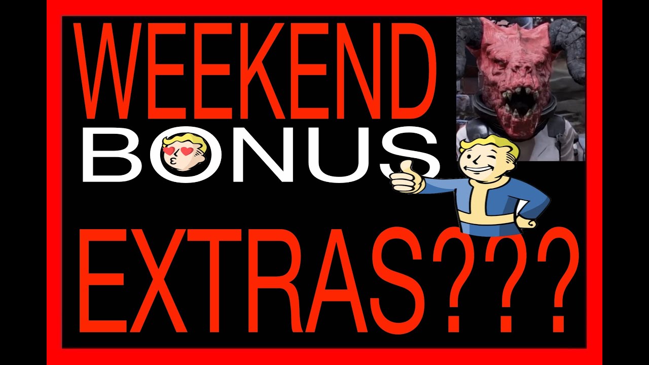 SPOOKY SCORCHED HOTSPOT & WEEKEND BONUS Fallout 76 weekend events FO76 weekend extras FOUND 4 SPOOKY