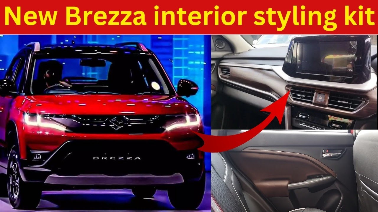 2023 Brezza Modified Original Accessories Interior Styling Kit
