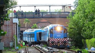 Descarrilo en RAMAL a TIGRE! 26-2-2024 Remolque con locomotora A605 by Andrés Jorge Gebhardt 246,276 views 2 months ago 8 minutes, 55 seconds