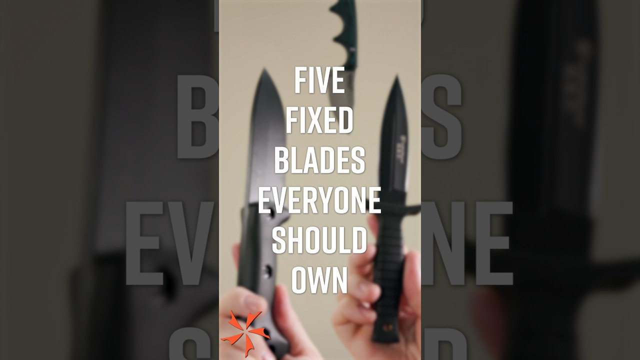 5 ножей с фиксированным лезвием, которые должен иметь каждый