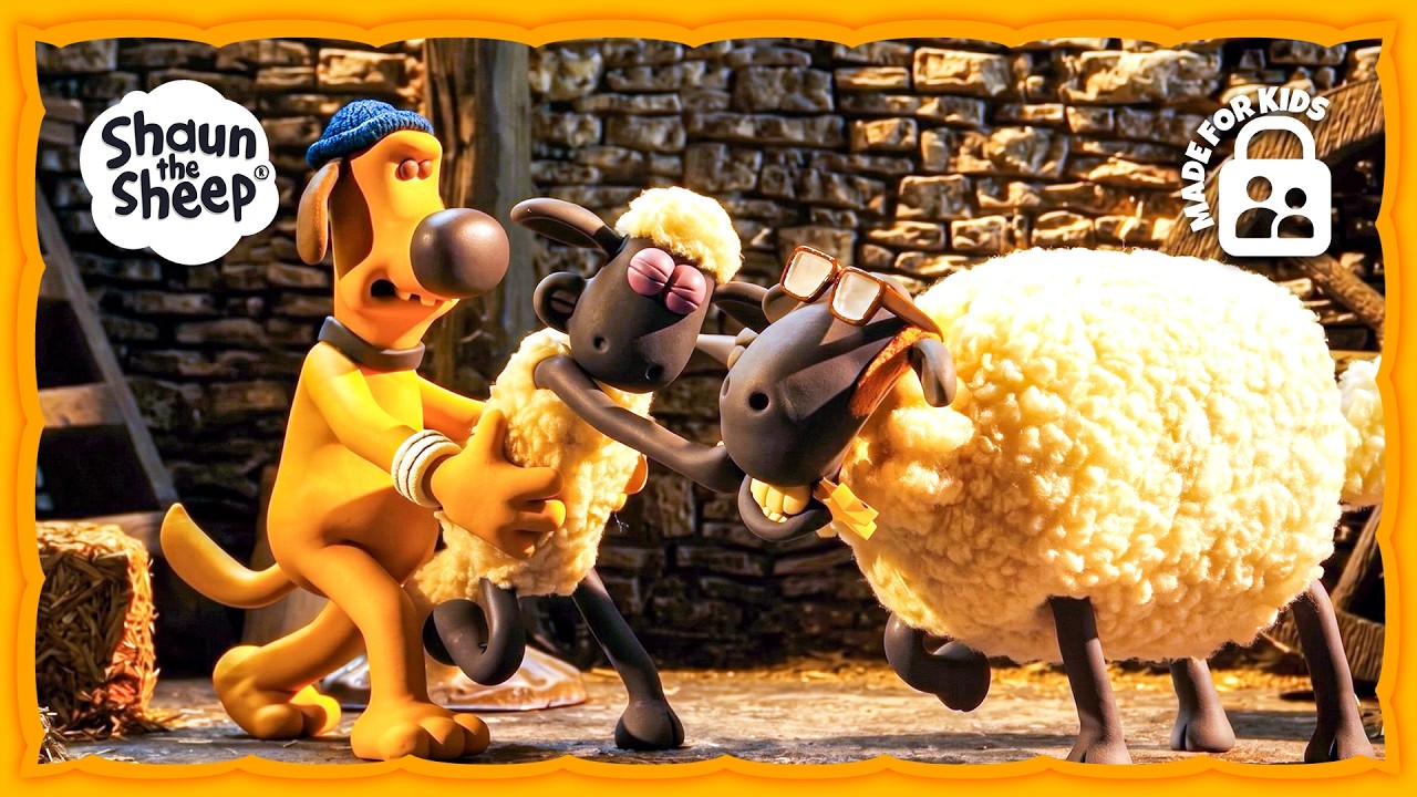 😱 يا للهول، عض العصا السحرية! 🪄 يجب علي إنقاذ العصا | Shaun the Sheep