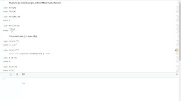 Wolfram Mathematica intro brackets parentheses braces