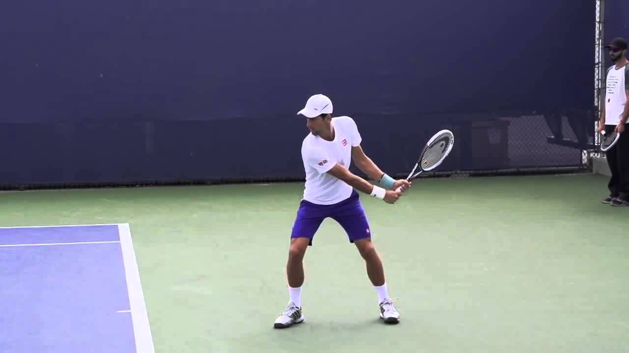 N.Djokovic Backhand In Slow Motion (HD) - YouTube