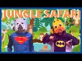 JUNGLE SAFARI | Superman and Batgirl Adventure!!