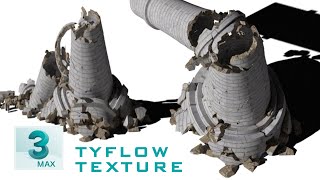 Tyflow texturing tutorial