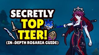 Rosaria is an UNDERRATED Cryo 4★ for F2P... Here's Why. (Rosaria Build Guide)