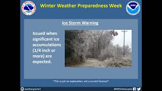 What is an Ice Storm Warning?