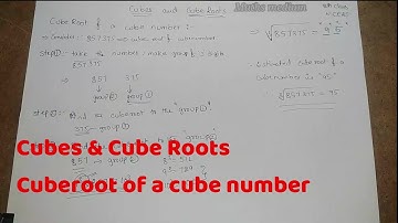 CubeRoot of a Cube Number-Cubes&CubeRoots-8Th class-ncert