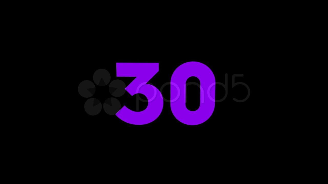 New Years Eve 30 Sec. Hd Countdown Sequence . Stock Footage - YouTube