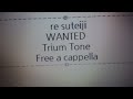 Re:ステージ! プリズムステップ - WANTED - トライアムトーン Free a cappella フリーアカペラ