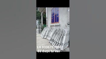 lan can cầu thang bê tông giả gỗ Đức Thiện ✅ LH 0336757880
