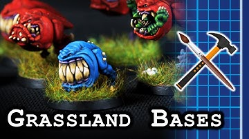 A Crass Course on Static Grass Bases for your Miniatures