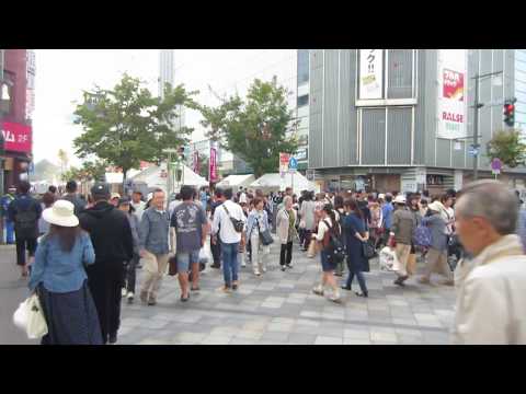 【北の恵み食べマルシェ2017】２条通の様子