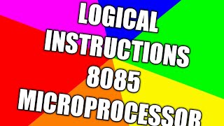 Famous Logical instructions microprocessor 8085 Net Worth
