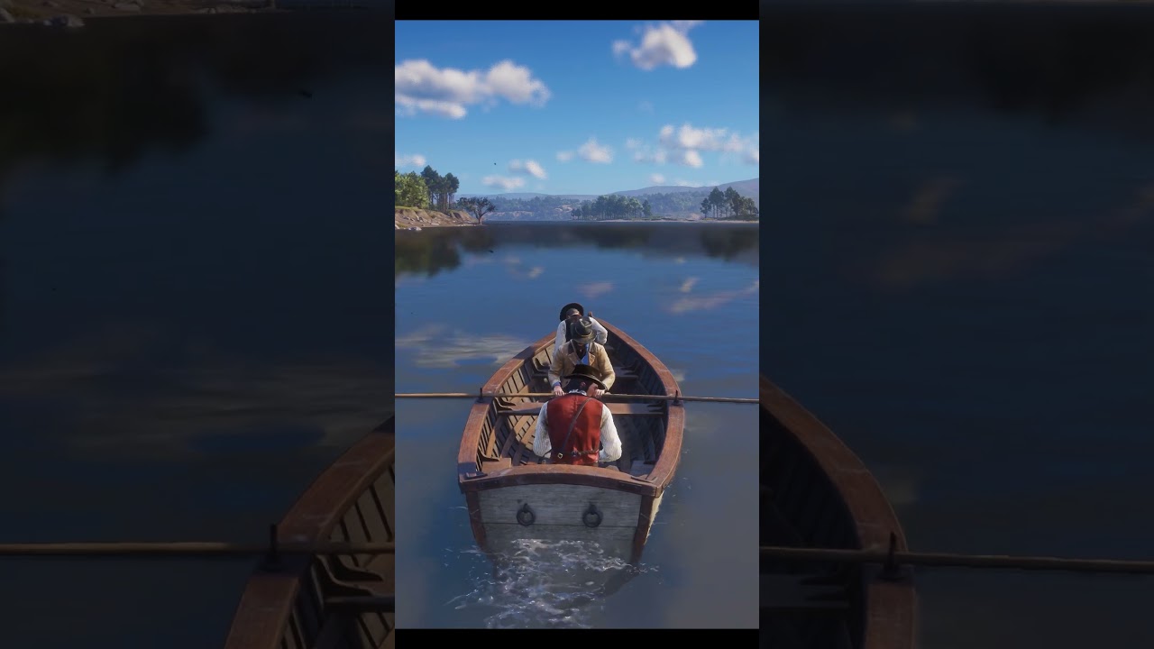 Dutch Sings on the Boat | Peaceful RDR2 Gang Moment