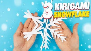 3 Kirigami Kar Tanesi: Kağıttan Noel Kar Tanesi Nasıl Yapılır? screenshot 4