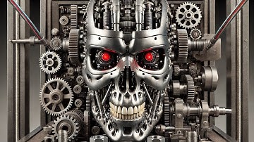 Terminator production on mass  level💥 Memories of Terminator#ai#aisuperhero#terminator3#music#robot