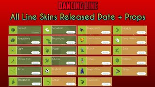 Dancing Line [Official] - All Line Skins Released Date + Props