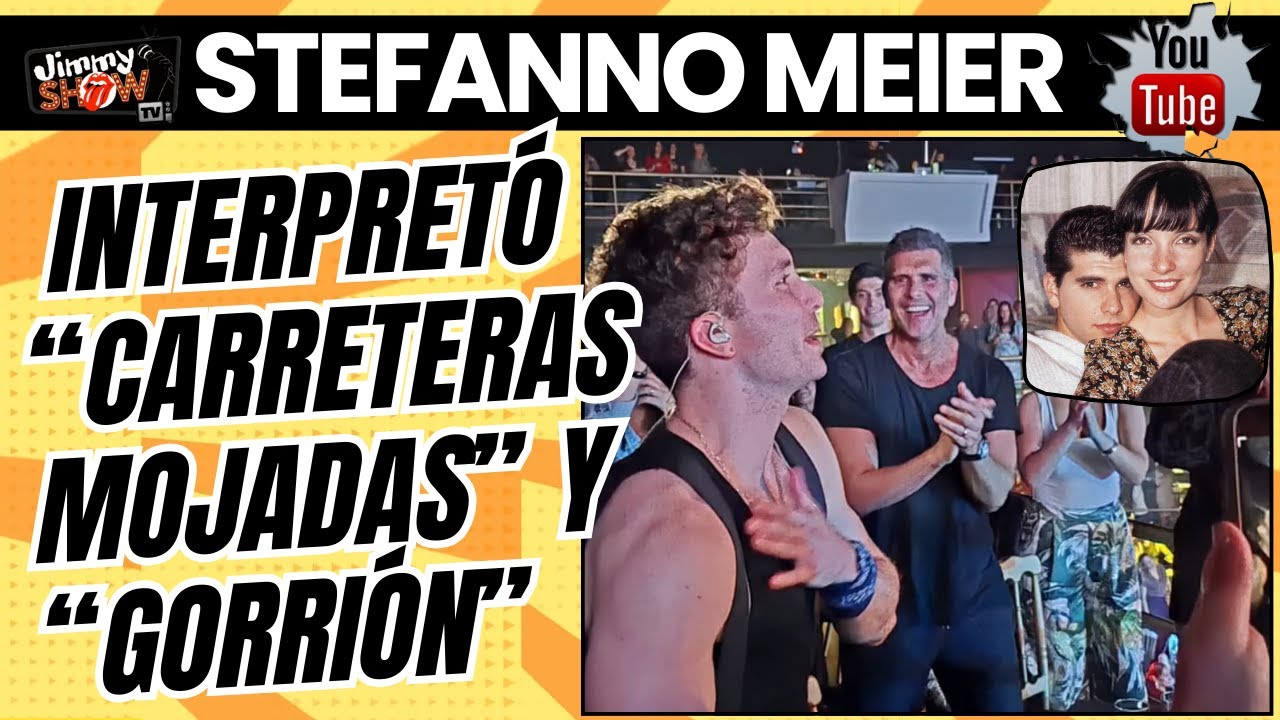 STEFANNO MEIER: RINDE HOMENAJE A SUS PADRES CANTANDO "CARRETERAS MOJADAS Y GORRIÓN"