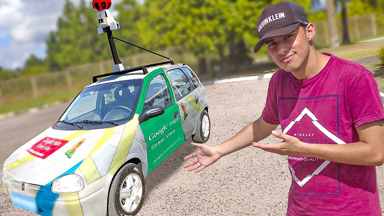 TRANSFORMEI O MEU CARRO EM UM DO GOOGLE STREET VIEW