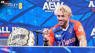 Will Ospreay's EMOTIONAL HEARTFELT AEW World Champion All In Press Conference!