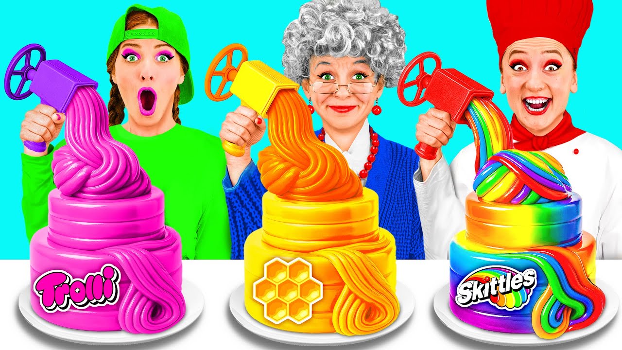 Кулинарный Челлендж: Я против Бабушки | Эпичные Кулинарные Лайфхаки от PaRaRa Challenge