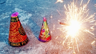 Craziest Firecrackers Glowing Show | Experiment - What Happen If Touch - Flower Pot (Chichubuddi) screenshot 1