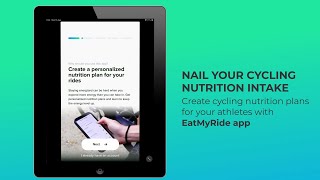 How EatMyRide nutrition app works for cycling coaches screenshot 4